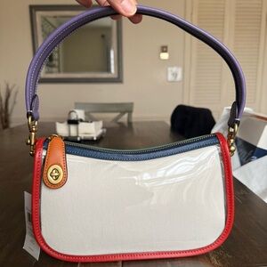 Coach Stadium Swinger in Rainbow NWT